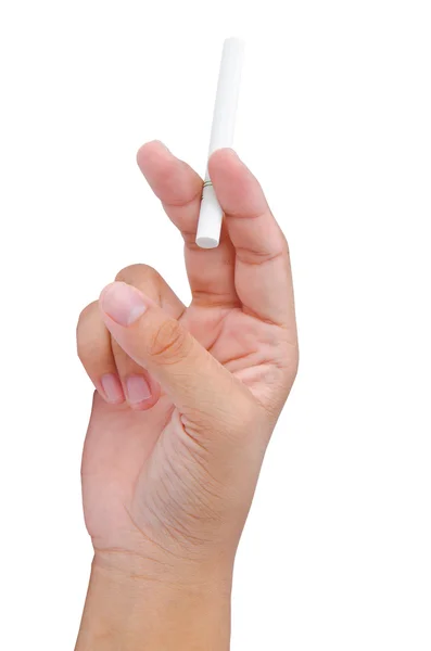 Woman hand holding a cigarette — Stock Photo, Image