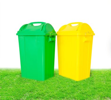 yeşil alan ve mavi bokeh