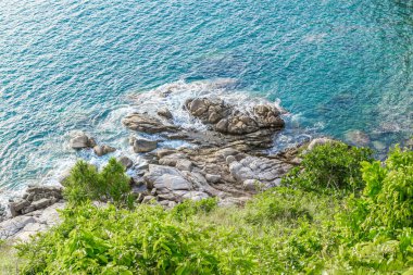 Phuket 'teki Manastır' dan Promthep Burnu Tayland.