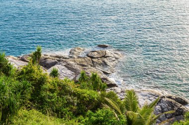 Phuket 'teki Manastır' dan Promthep Burnu Tayland.