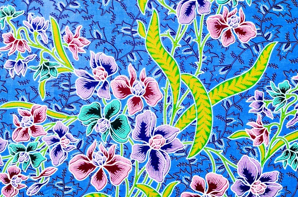 Fond Traditionnel Motif Sarong Batik — Photo