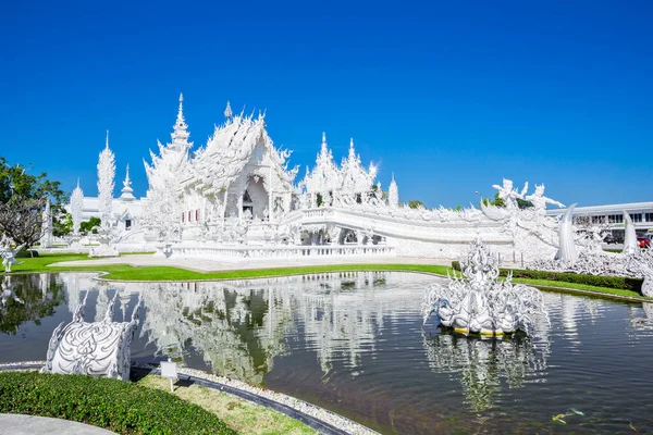 Wat Rong Khun Aka White Temple Chiang Rai Thailand — Stock Photo, Image