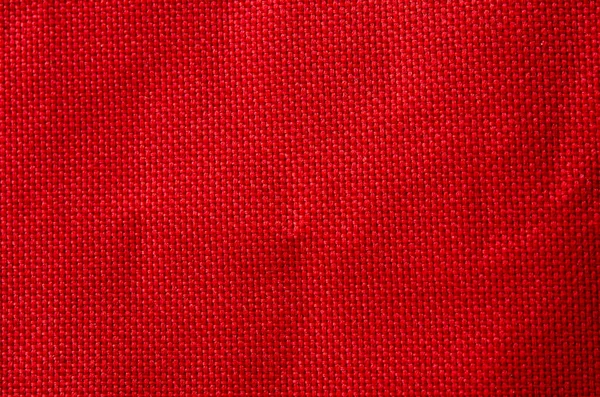 Fond Tissu Rouge Textile Texturé — Photo