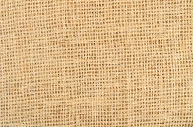 Kahverengi çul doku ya da arka plan ve boş yer.