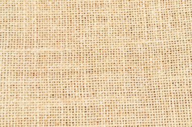 Kahverengi çul doku ya da arka plan ve boş yer.