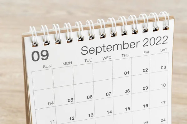 September 2023 Monthly Calendar Year Alarm Clock Colourful Background Stock  Photo by ©gamjai 655450996