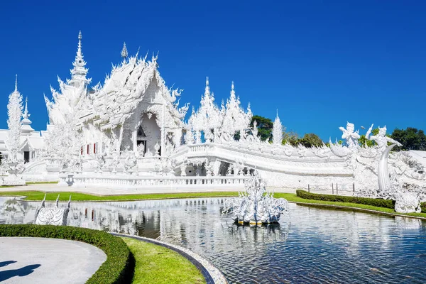 Wat Rong Khun Aka White Temple Chiang Rai Таїланд — стокове фото