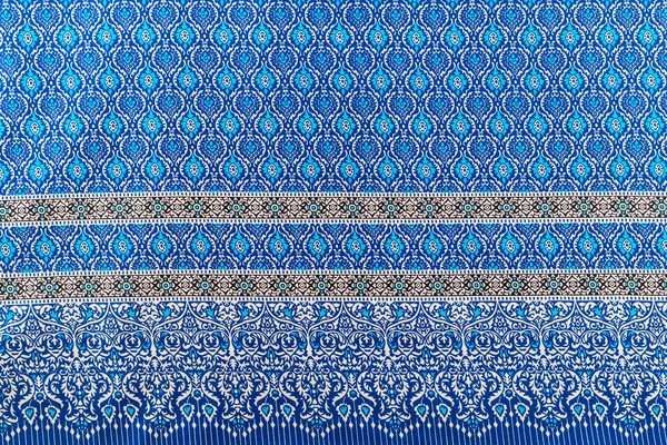 Tajlandia Czerwca 2022 Batik Sarong Kwiatowym Wzorem Tła Tajlandii Tradycyjny — Zdjęcie stockowe