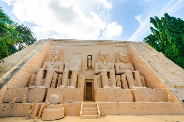 Pattaya Thailand June 2017 Abu Simbel Mini Siam Park Mini — Stok fotoğraf