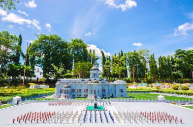 Pattaya, Thailand - 3 June 2017: Mini Siam park in Pattaya Thailand.