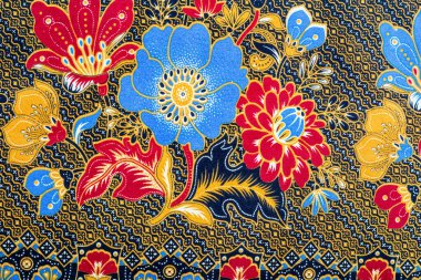 .Batik Malaya peştemâli desen arka planda Tayland, geleneksel batik Malaya peştemâli Asya.