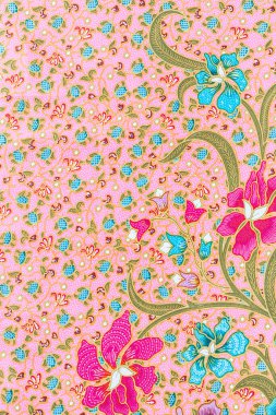 Batik Malaya peştemâli desen arka planda Tayland, geleneksel batik Malaya peştemâli Asya.