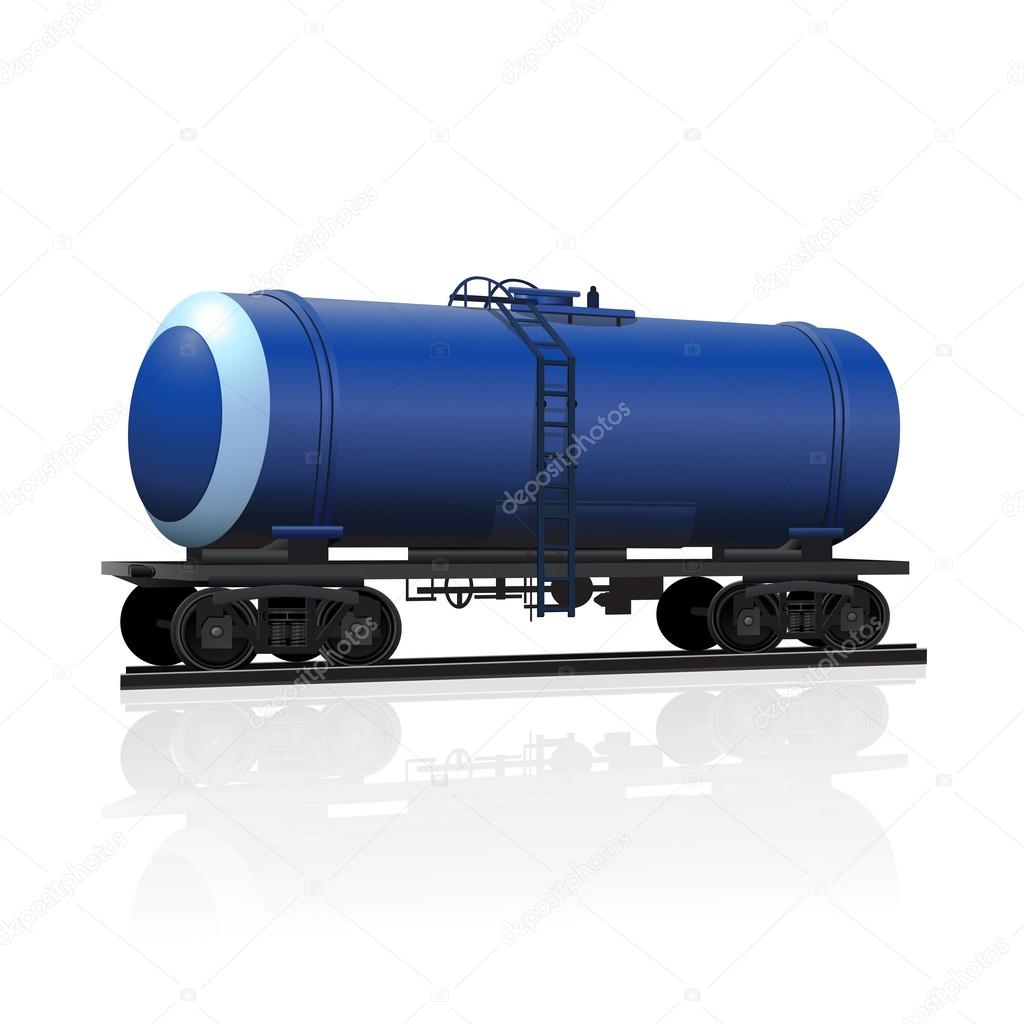 railway tank for transportation of petroleum products