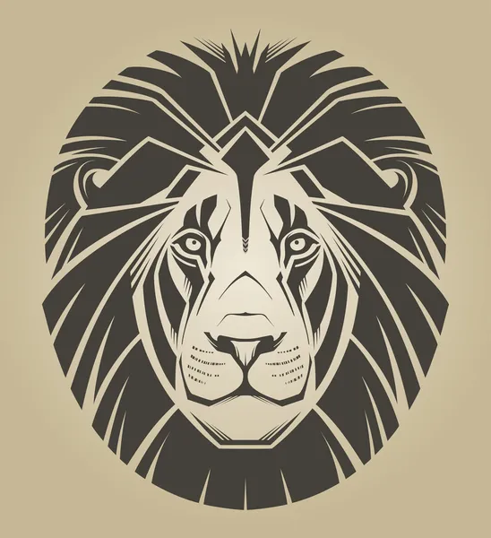 Lion. Vector illustration — Stock Vector