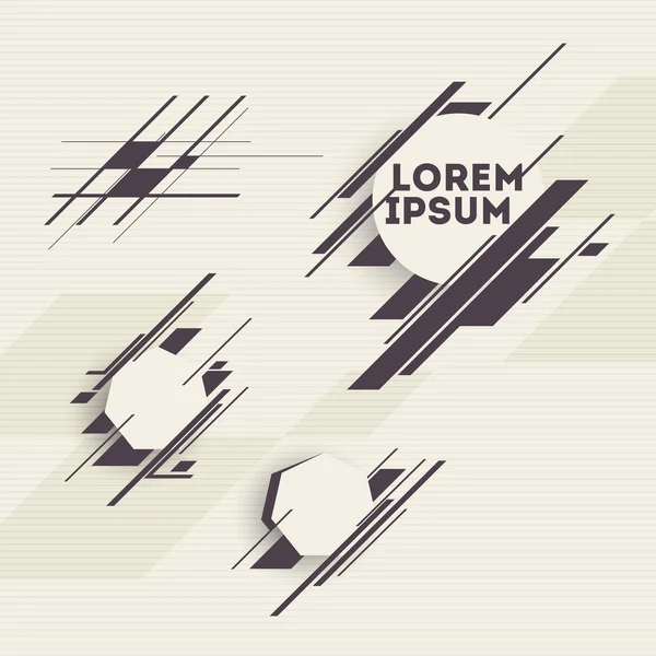 soyut geometrik tasarım. afiş kümesi