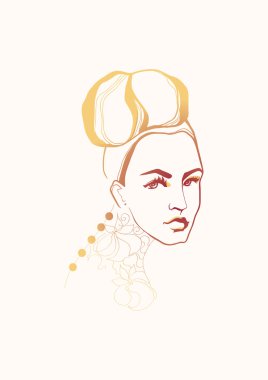 Güzel bir kızın portresi