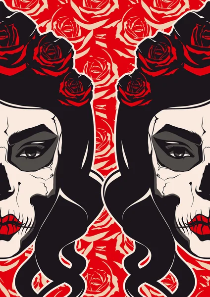 şeker kafatası kız yüz gün ölü