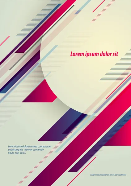 Retro poster şablonu