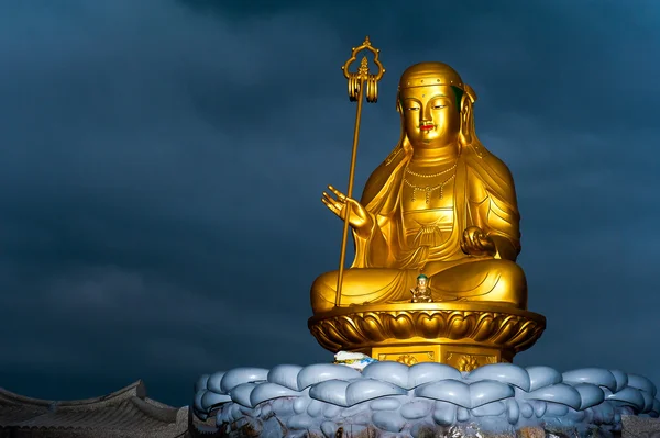 Budda at night — Stock Photo, Image