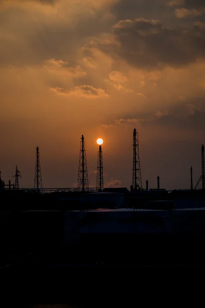 Oil chemical plants — Stock Photo, Image