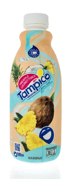 Winneconne Oktober 2021 Een Fles Tampico Ananas Kokosnoot Punch Drank — Stockfoto