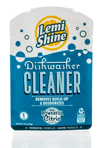 Виннеконн Штат Висконсин Декабря 2021 Года Пакет Lemi Shine Dishwasher — стоковое фото