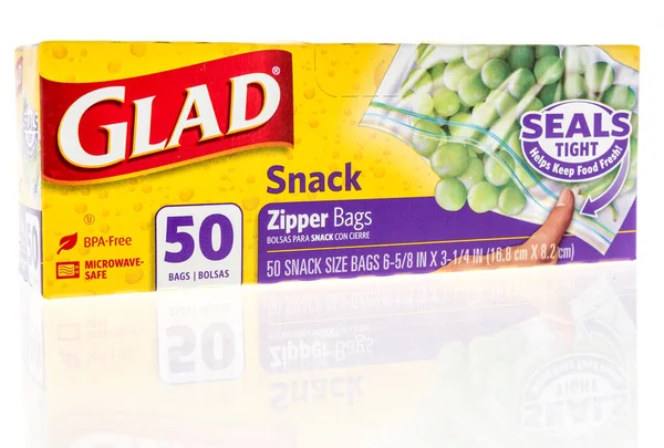 Winneconne Maart 2021 Een Pakket Van Glad Snack Plastic Rits — Stockfoto