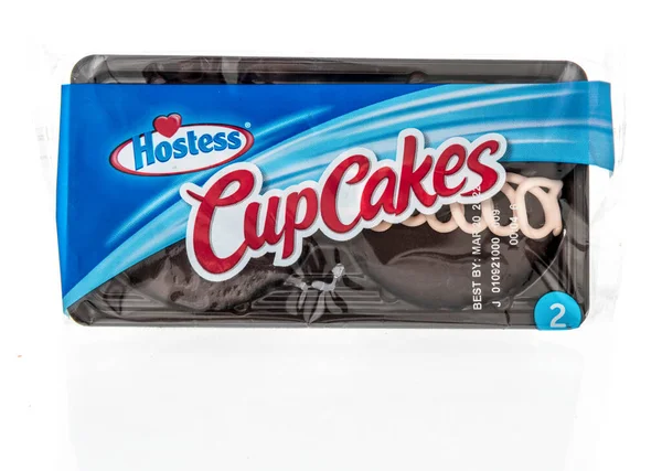 Winneconne März 2021 Ein Paket Hostess Schokolade Cupcakes Auf Einem — Stockfoto