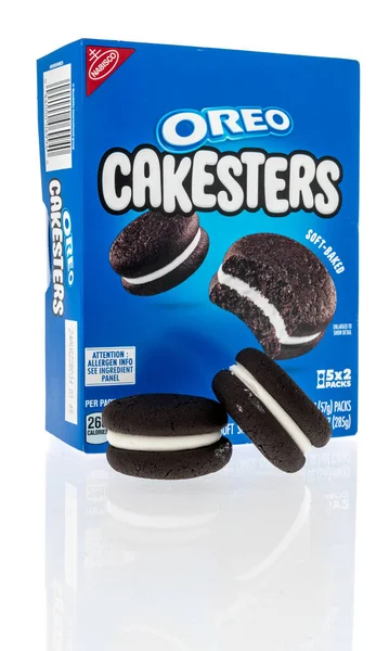 Winneconne March 2021 Package Oreo Cakesters Soft Baked Cookies Isolated — ストック写真