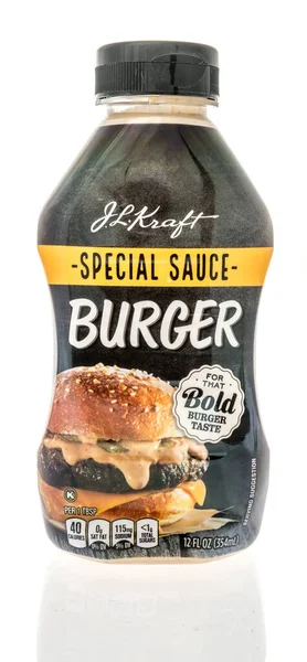 Winneconne September 2022 Bottle Kraft Special Suace Burger Bold Burger — Stock Photo, Image