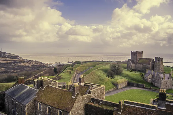 Visa från dover castle — Stockfoto