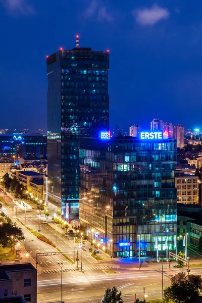 Eurotower building, home of Zagreb Stock Exchange — Stock Photo, Image