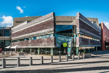 Cardiff, İngiltere - 8 Eylül 2010: cardiff millennium cent yan