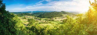 vadi hills, akşamları, kablosuz altında kırsal