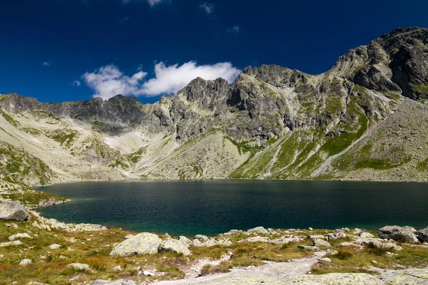 Горное озеро - Высокие Татры, Словакия, Европа — стоковое фото