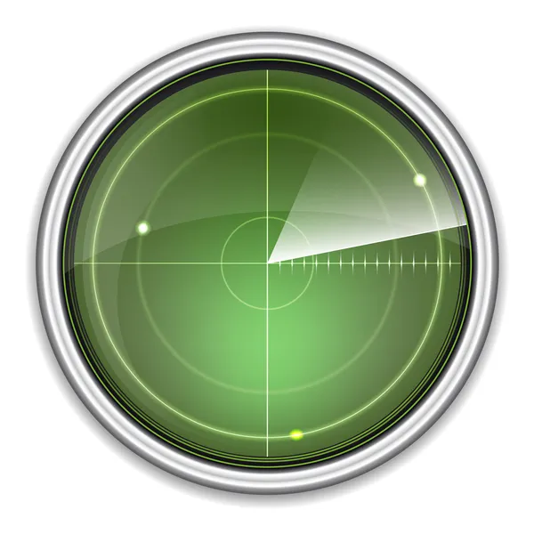 Radar screen — Stock Vector