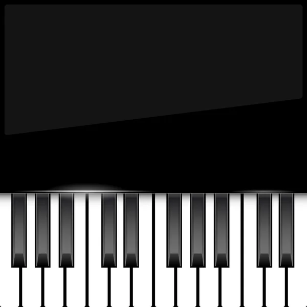 Abstract piano background with place for your text