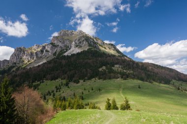 Bahar dağlar - büyük rozsutec hill, küçük fatra, Slovakya