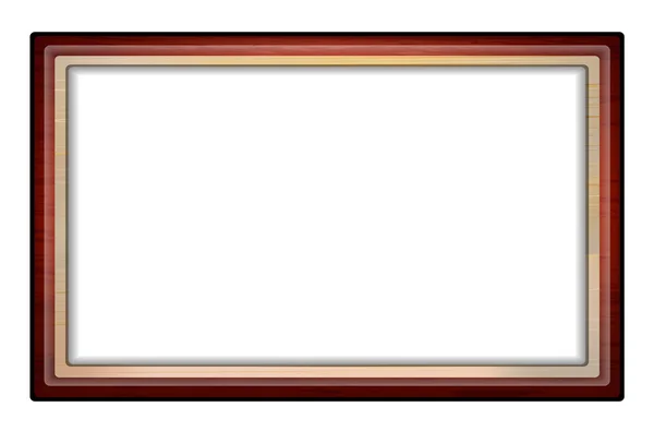 Träram med plats för ditt objekt eller text — Stock vektor