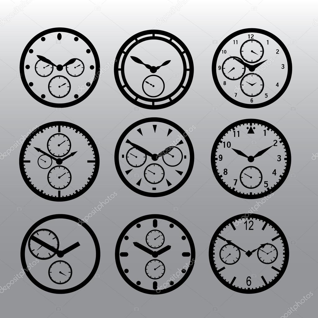 chronograph watch dials eps10