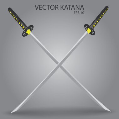 vektör katana kılıcı eps10