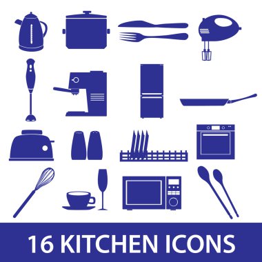 eps10 mutfak Icon set