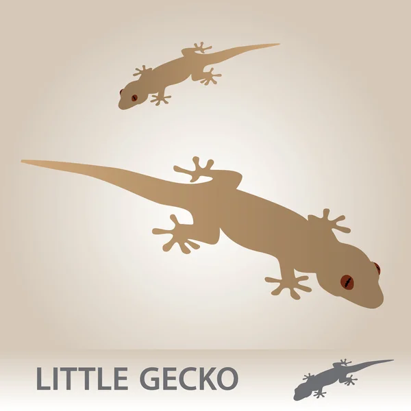 Weinig vector gecko eps10 — Stockvector