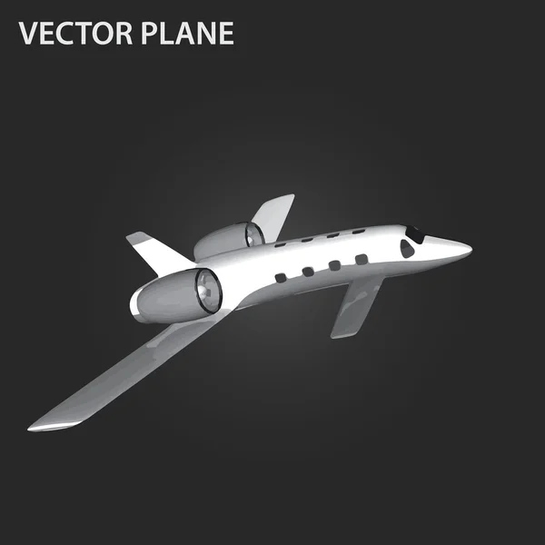 Vector aircraft or airplane eps10 — Stock Vector