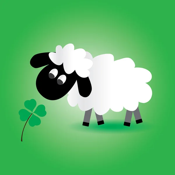 Πρόβατα με φύλλο eps10 — Διανυσματικό Αρχείο