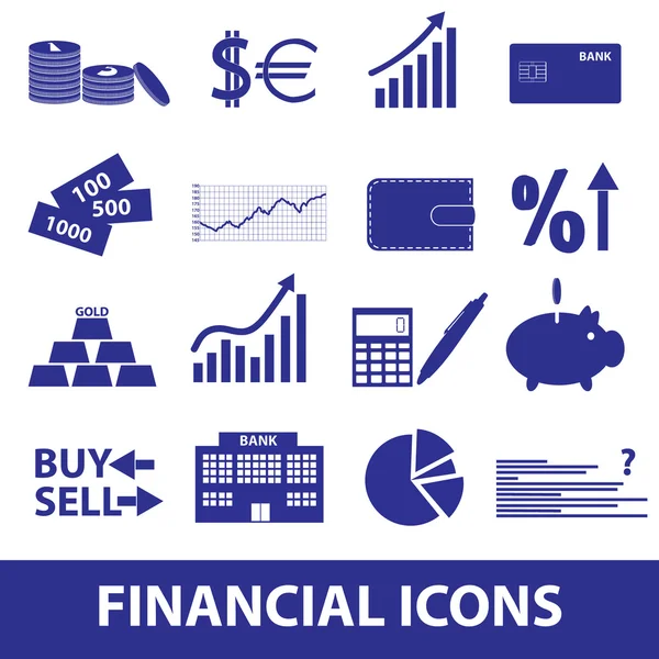 Financial and money icons eps10 — Stock Vector