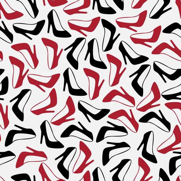 slingback shoes seamless pattern