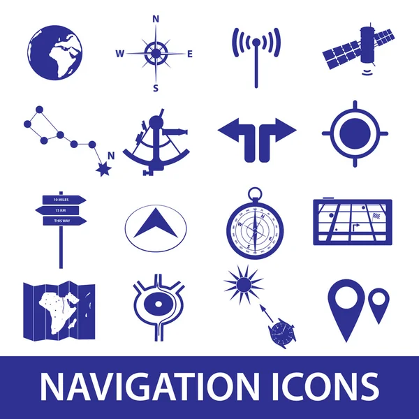 Conjunto de iconos de navegación eps10 — Archivo Imágenes Vectoriales