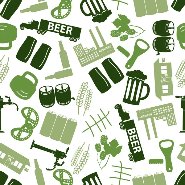 Bier pictogram kleur patroon eps10 — Stockvector