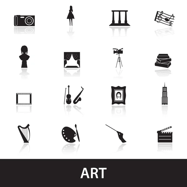 Art icons eps10 — Stock Vector